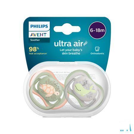 Philips Avent Fopspeen +6M Ultra Air Dieren Mix