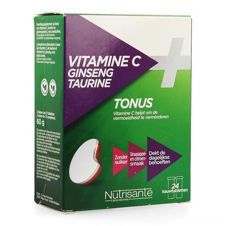 Vitamine C Ginseng Taurine Tabletten 2x12  -  Nutrisante