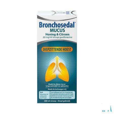 Bronchosedal Mucus Honing Citroen 300 ml 20 mg/ml