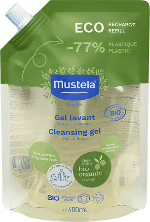 Mustela Fam Bio Wasgel Eco Refill 400 ml