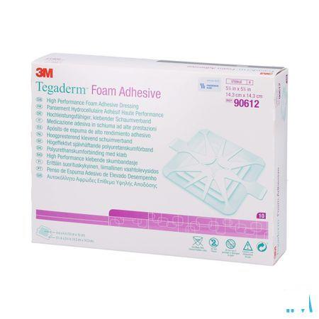 Tegaderm Foam Dressing Adhesive 14,30x14,30cm 10 90612  -  3M