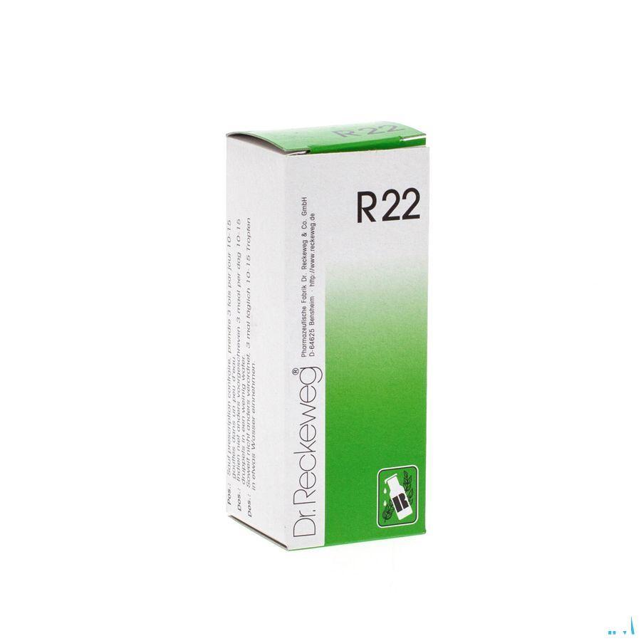 Reckeweg Dr. R22 Druppels 50 ml  -  Nut-Hom-Phyt