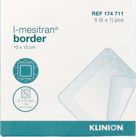 L-mesitran Kompres Border 10x10cm 5