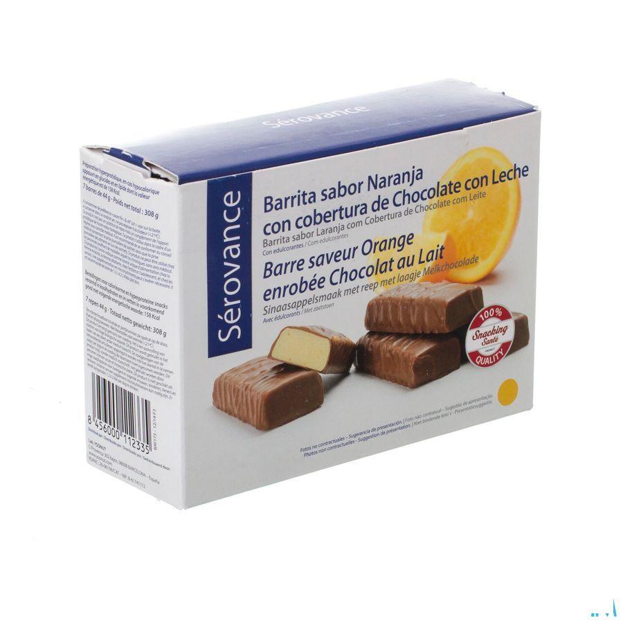 Serovance Barre Chocolat Lait Orange 7  -  Ysonut