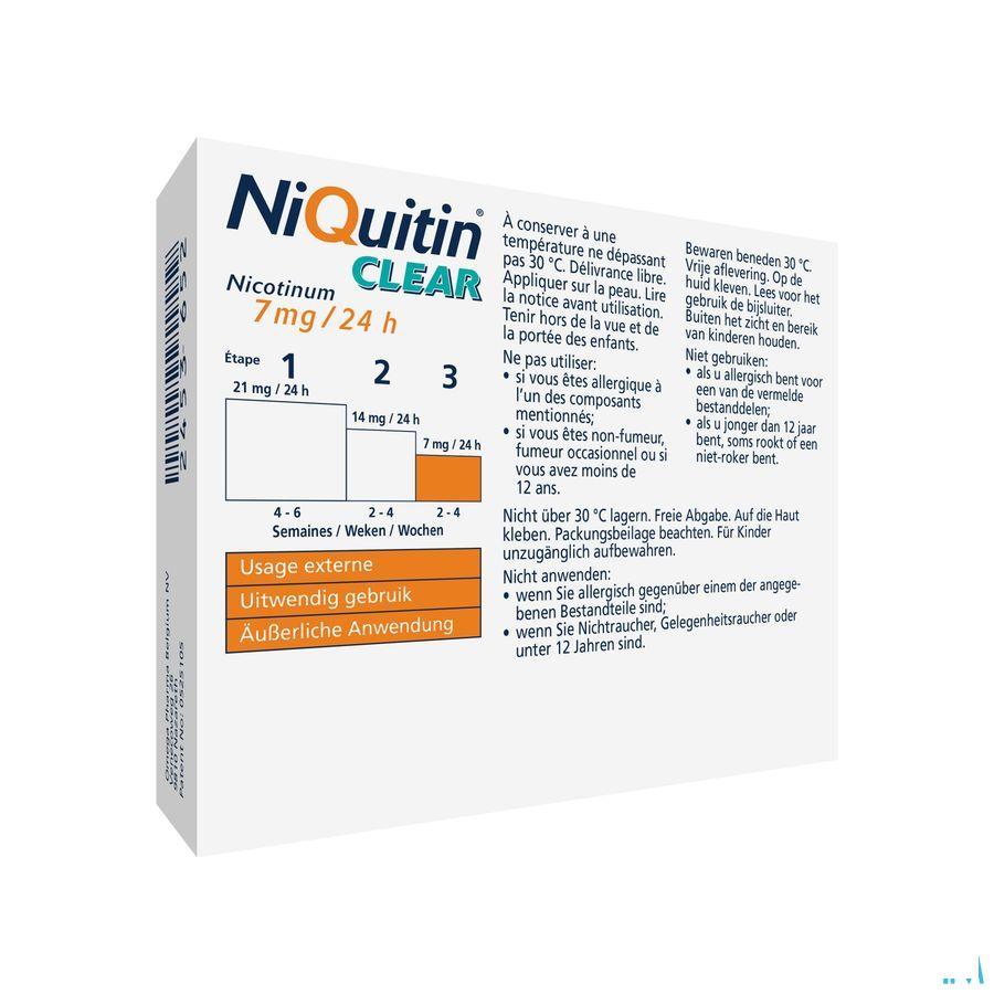 Niquitin Clear Patches 14 X 7mg