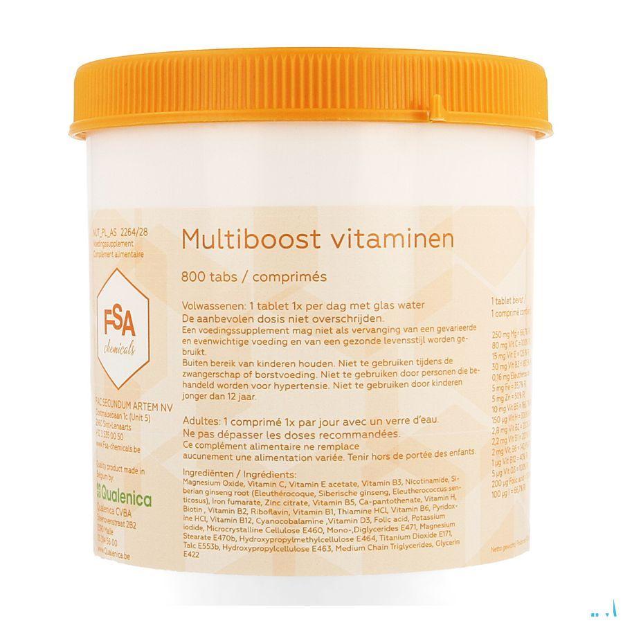 Multiboost Vitamines Tabletten 800
