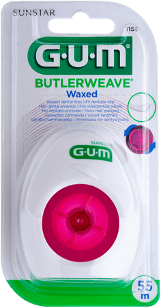 Gum Dentalfloss Weave Waxed 54,8M 1155