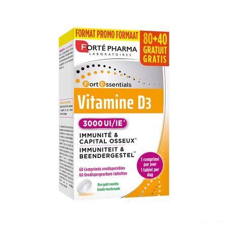 Vitamine D3 3000 Ie Caps 120  -  Forte Pharma