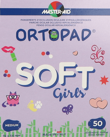 Ortopad Soft Girls Medium 76x54mm 50 72232