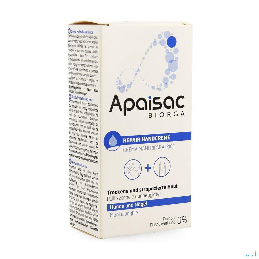 Apaisac Biorga Creme Mains Reparatrice Tube 50 ml