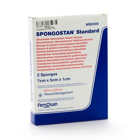 Spongostan Standaard 70x50x10mm 2 Ms0006