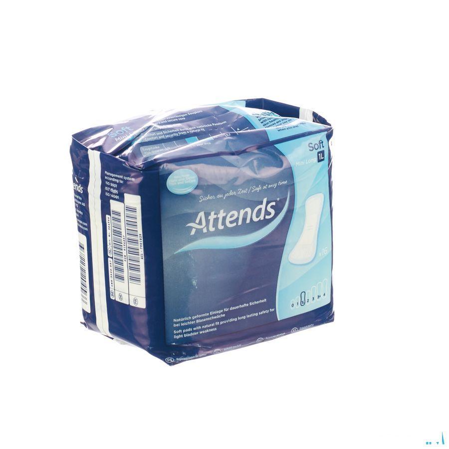Attends Soft 1 Mini Long Inleg Anatom. 1x16