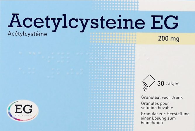 Acetylcysteine EG Sachets 30x200 mg  -  EG