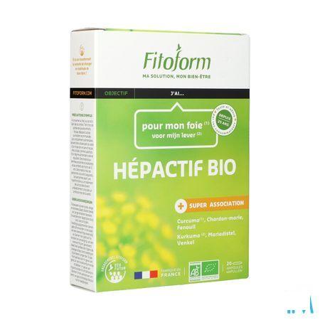 Hepactif Bio Ampoule 20x10 ml Fitoform  -  Bioholistic Diffusion