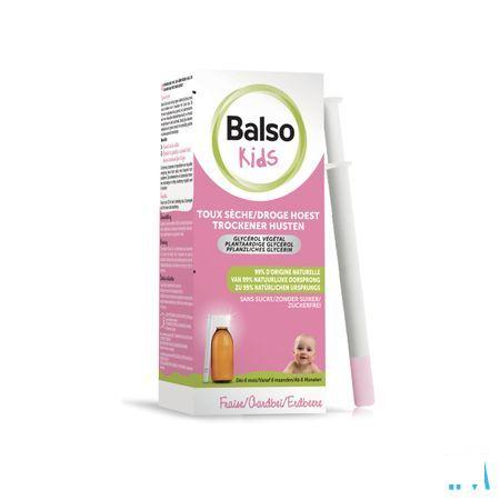 Balso Kids Sirop Toux sans sucre 125 ml + pipette