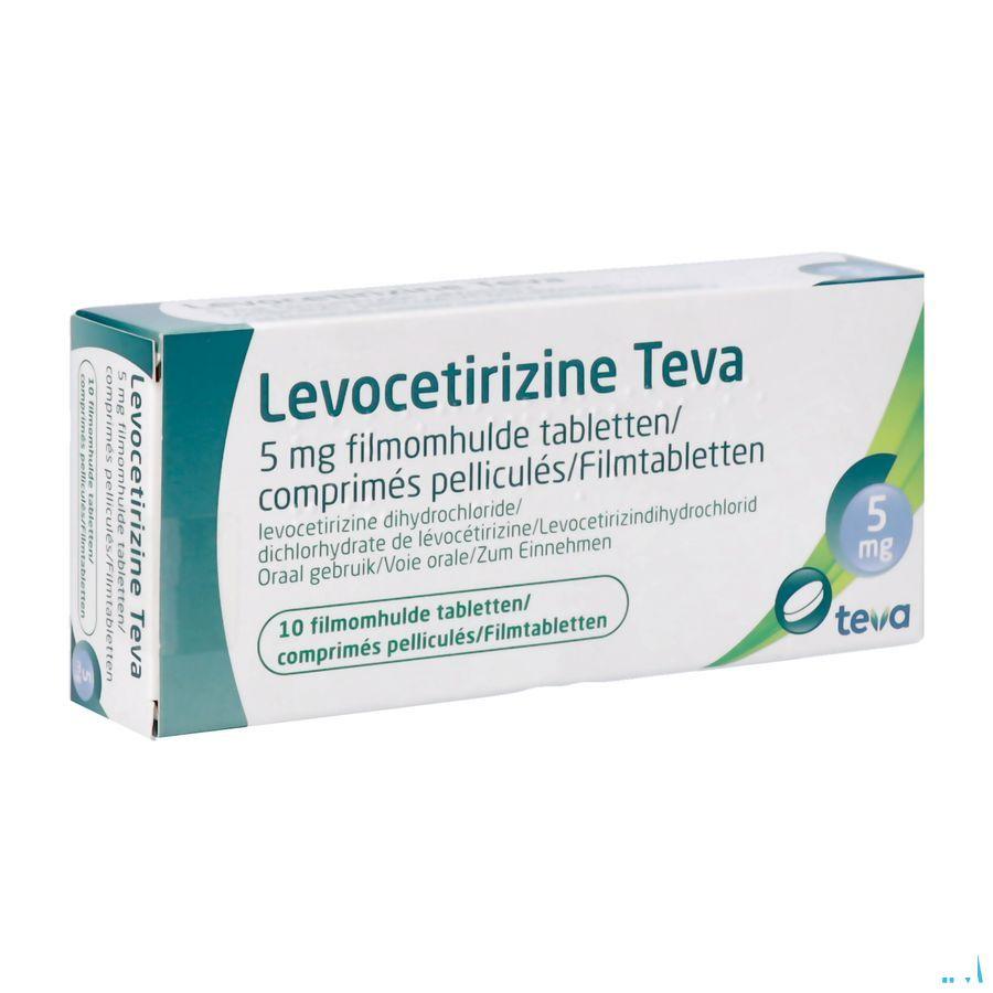 Levocetirizine Teva 5 mg Tabletten 10
