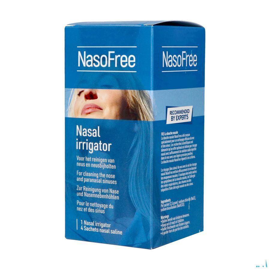 Nasofree Neusdouche Fl + 4 Zakjes