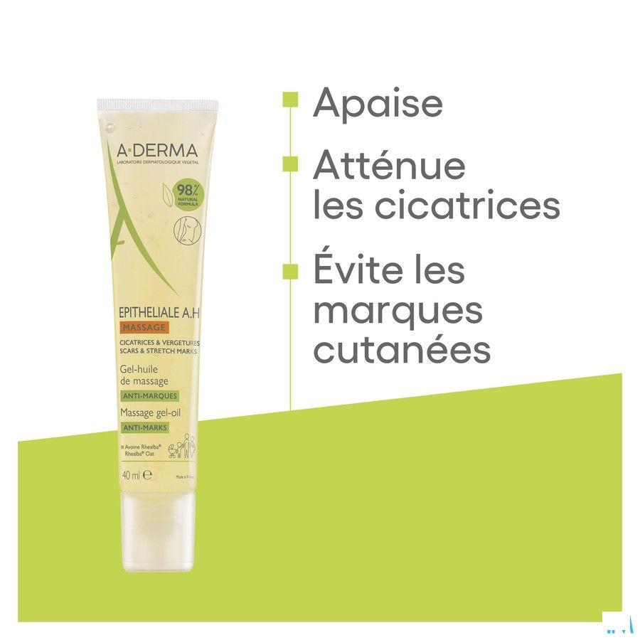 Aderma Epitheliale Ah Gel-Huile Massage 40 ml  -  Aderma