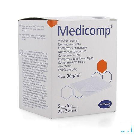 Medicomp Kompres Steriel 4L 5X5Cm 30G 25X2  -  Hartmann