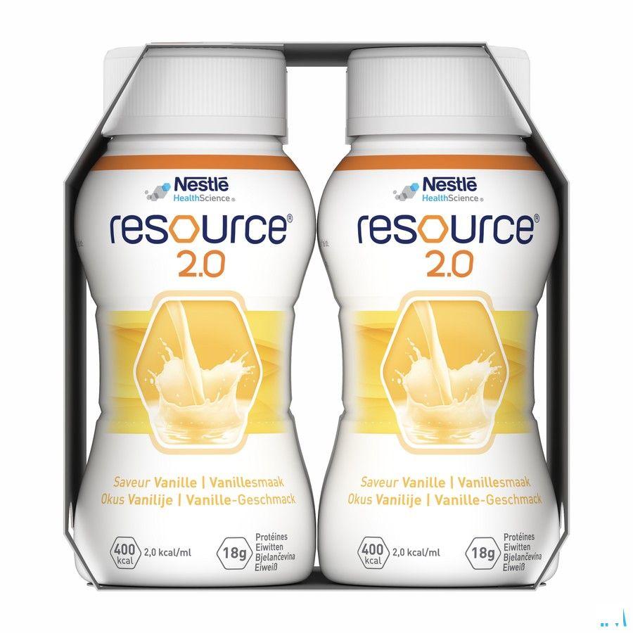 Resource 2.0 Vanille 4x200 ml 12100535  -  Nestle