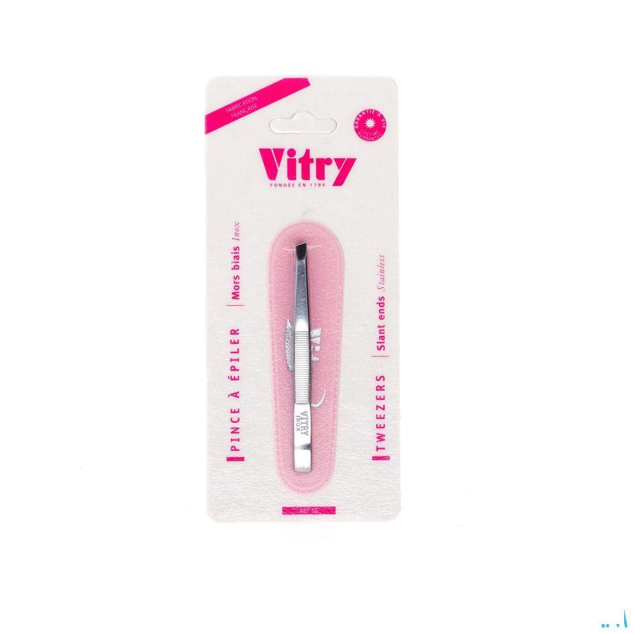 Vitry Classic Epileerpincet Schuin Inox 1016  -  Vitry