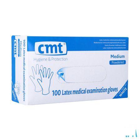 Cmt Handschoenen Latex Wit Lp L 100  -  Infinity Pharma