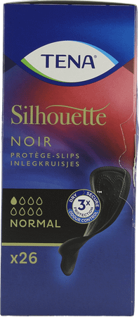 Tena Silhouette Normal Noir Liner 26