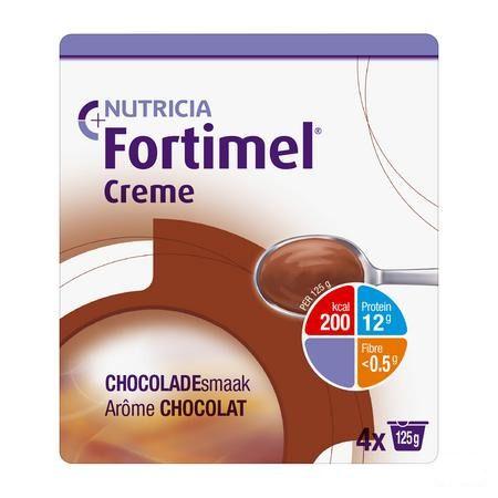 Fortimel Creme Chocolade 4x125 gr  -  Nutricia
