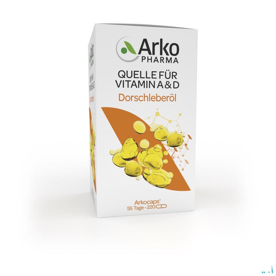 Arkocaps Levertraanolie Caps 220 Arkopharma  -  Arkopharma