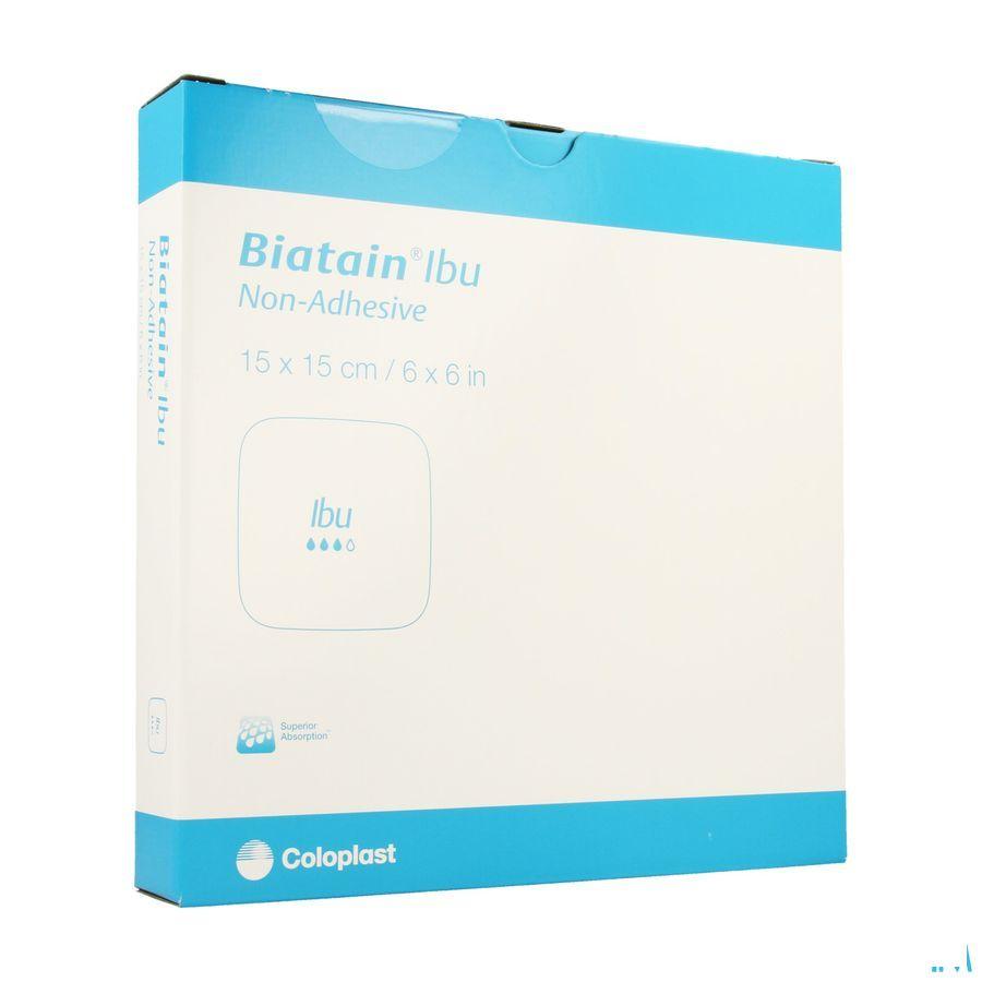 Biatain-ibu Pansement N/adh + ibuprof. 15x15,0 5 34115  -  Coloplast
