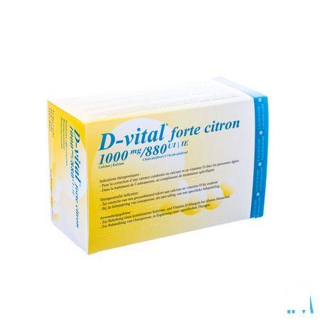 D Vital Forte Citron 1000/880 Efferv. Sachets 30  -  Will Pharma