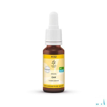 Bachbloesem Bio Nr 22 Oak 20 ml  -  Eureka Pharma