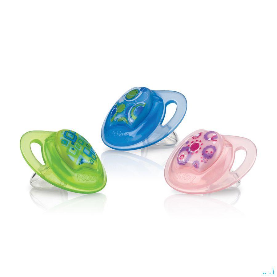 Nuby Prismac Orthodontische Fopspeen - 6-18m  -  New Valmar