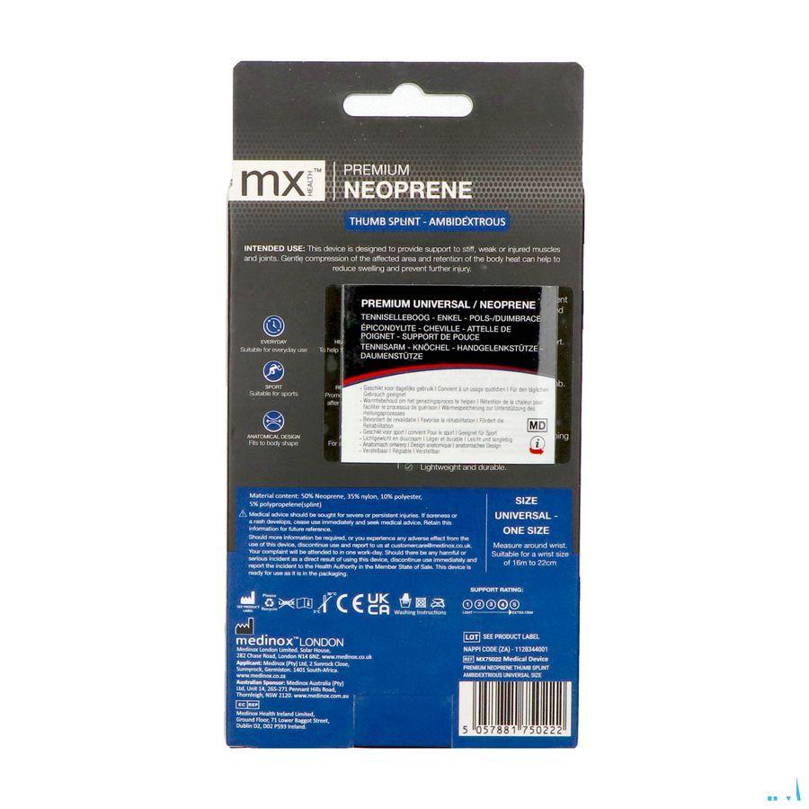Pharmex m x  Duimbrace Neopreen Universeel One Size