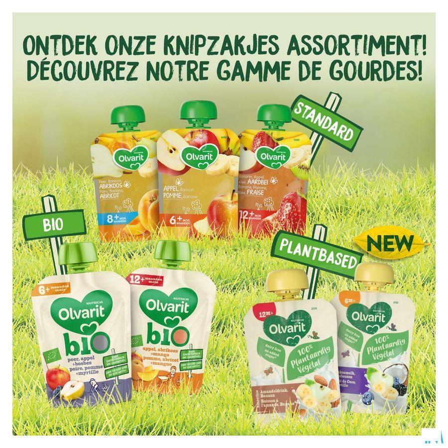 Olvarit Bio Poire Pomme Myrtille 6M 90G  -  Nutricia