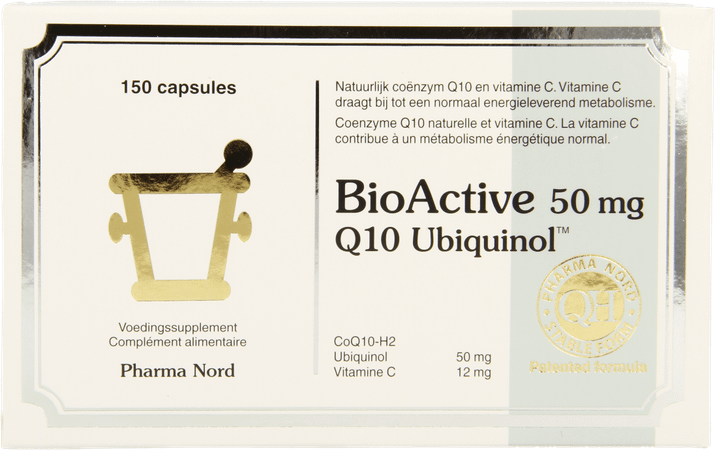 Bioactive Q10 50 mg 150 Capsule  -  Pharma Nord