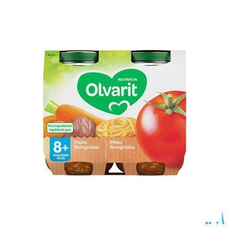 Olvarit Pasta Bolognaise 2x200 gr 8m06  -  Nutricia