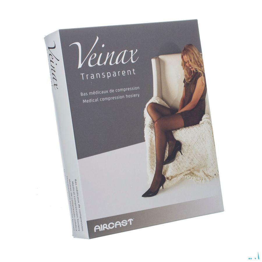 Veinax Panty Transparant 2 Lang Zwart Maat 3