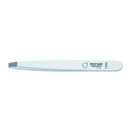 Morser Pincet Topinox, Gebogen Punten, Wit Nr 125e  -  Eureka Pharma