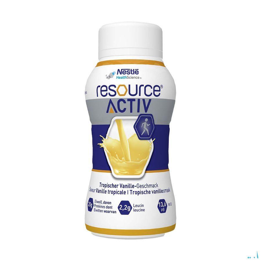 Resource Activ Tropische Vanille 4X200 ml