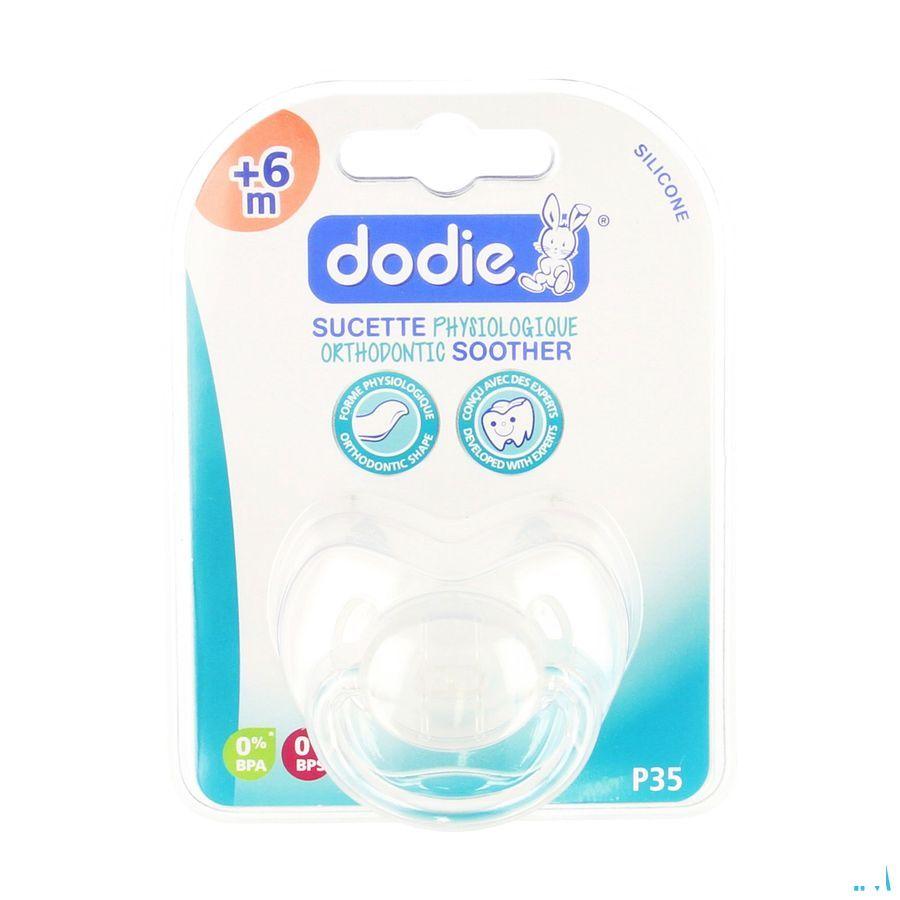 Dodie Fopspeen Fysio Silic. 1 + 6m Super Baby