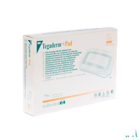 Tegaderm + Pad 3m Transp Steril 9cmx15cm 25 3589  -  3M