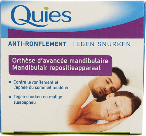 Quies Orthese Onderkaak Anti snurk Apneu  -  Quies