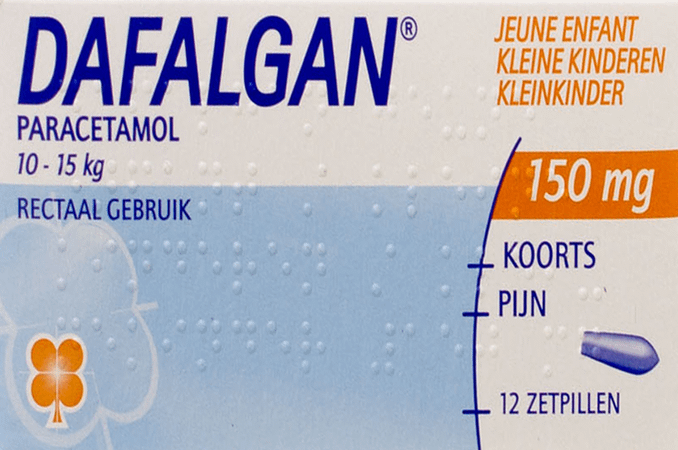Dafalgan 150 mg Suppos 12 Jeune Enf