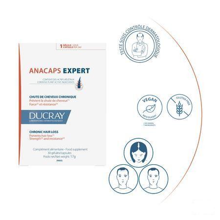 Ducray Anacaps Expert Progres. Haarutival Caps 90