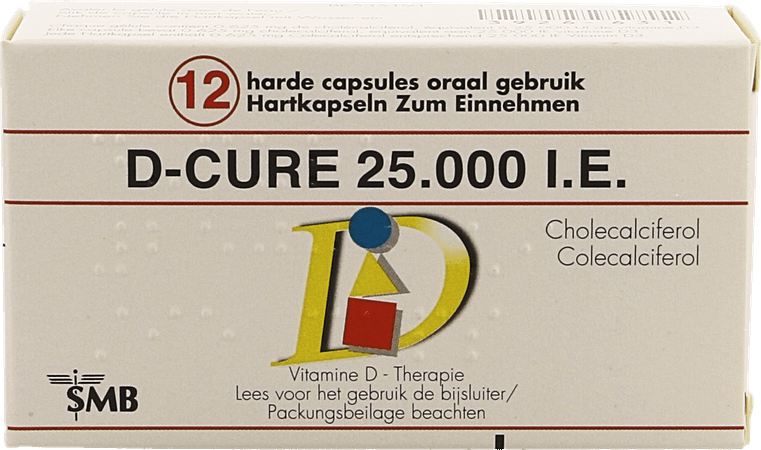 D Cure 25000IE Gelulen 12