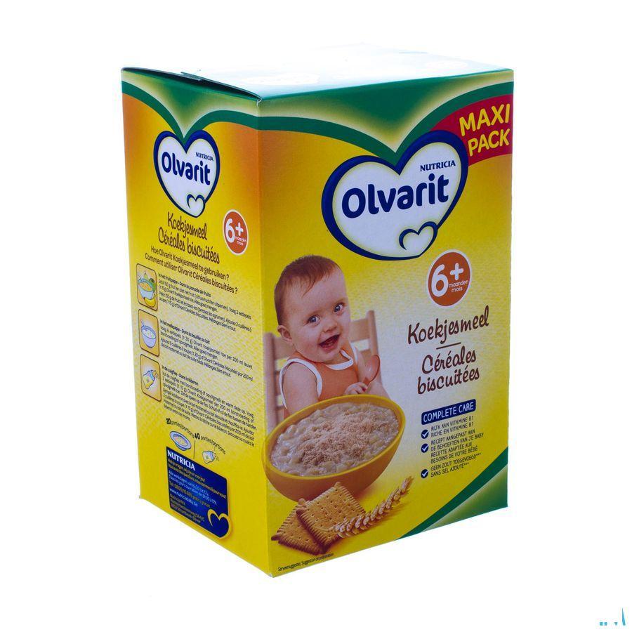 Olvarit Cereales Biscuitees 6M 2X300 g