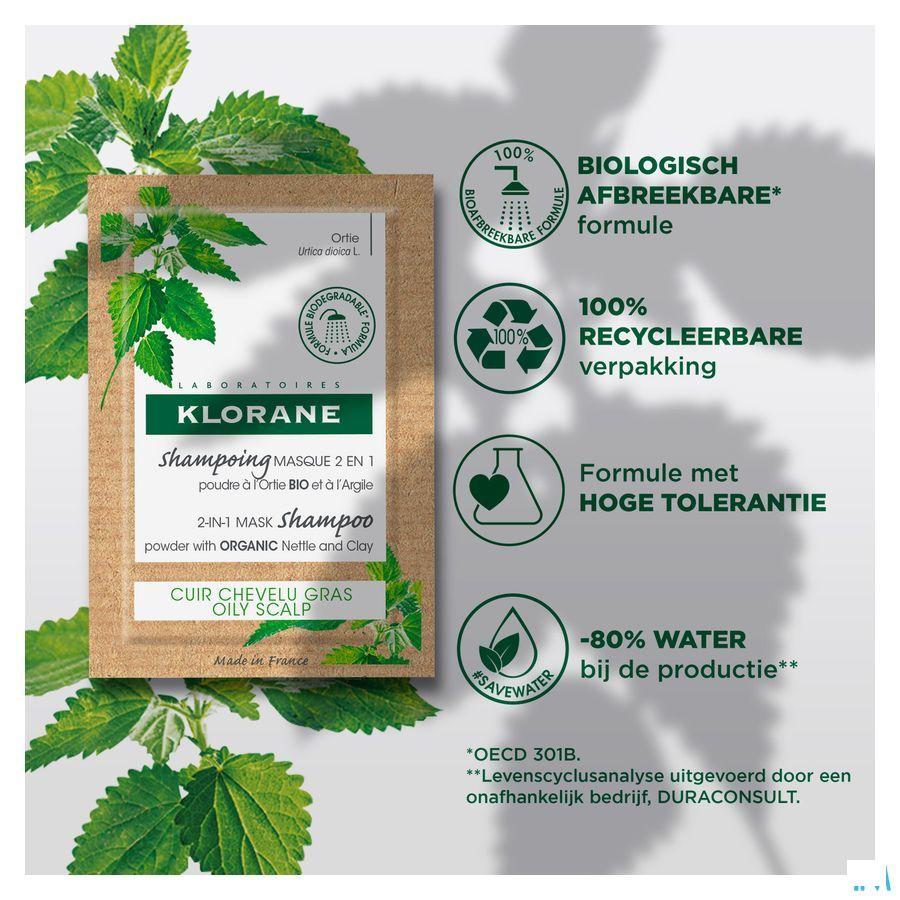 Klorane Capilaire Masker Reinigend Brandnetel 8X3G