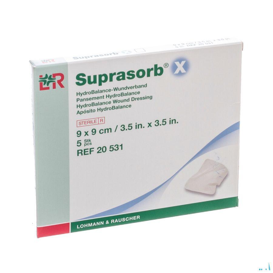 Suprasorb X Pansement Cellulose 9x 9cm 5 20531  -  Lohmann & Rauscher
