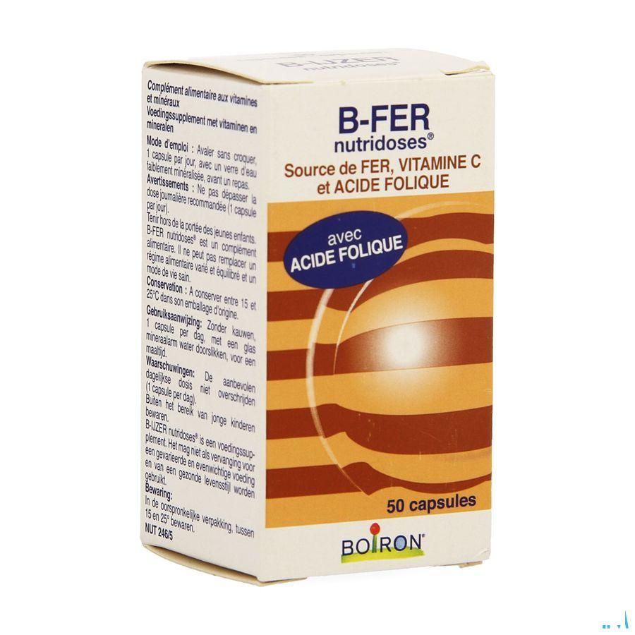 B-ijzer Nutridoses Capsule 50  -  Boiron